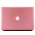 Macbook Pro 15" (Model : A1286 ) - 2 in 1 Clear Matte Soft-Touch Plastic Hard Case Cover and Silicone Keyboard Cover - Pink